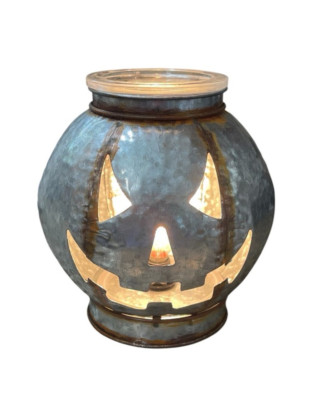 Scentsy Rustic Jack O Lantern Full Size Wax Warmer Halloween Fall Pumpkin